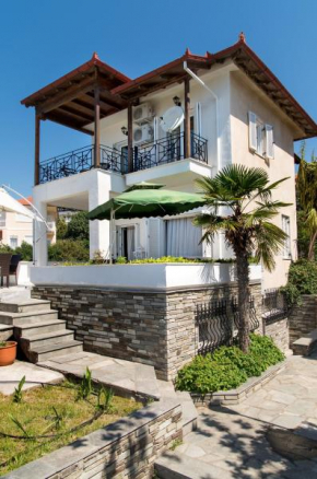 Beach front villa